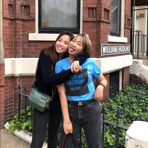 Opening Ceremony Unisex Box Logo Blue Tee